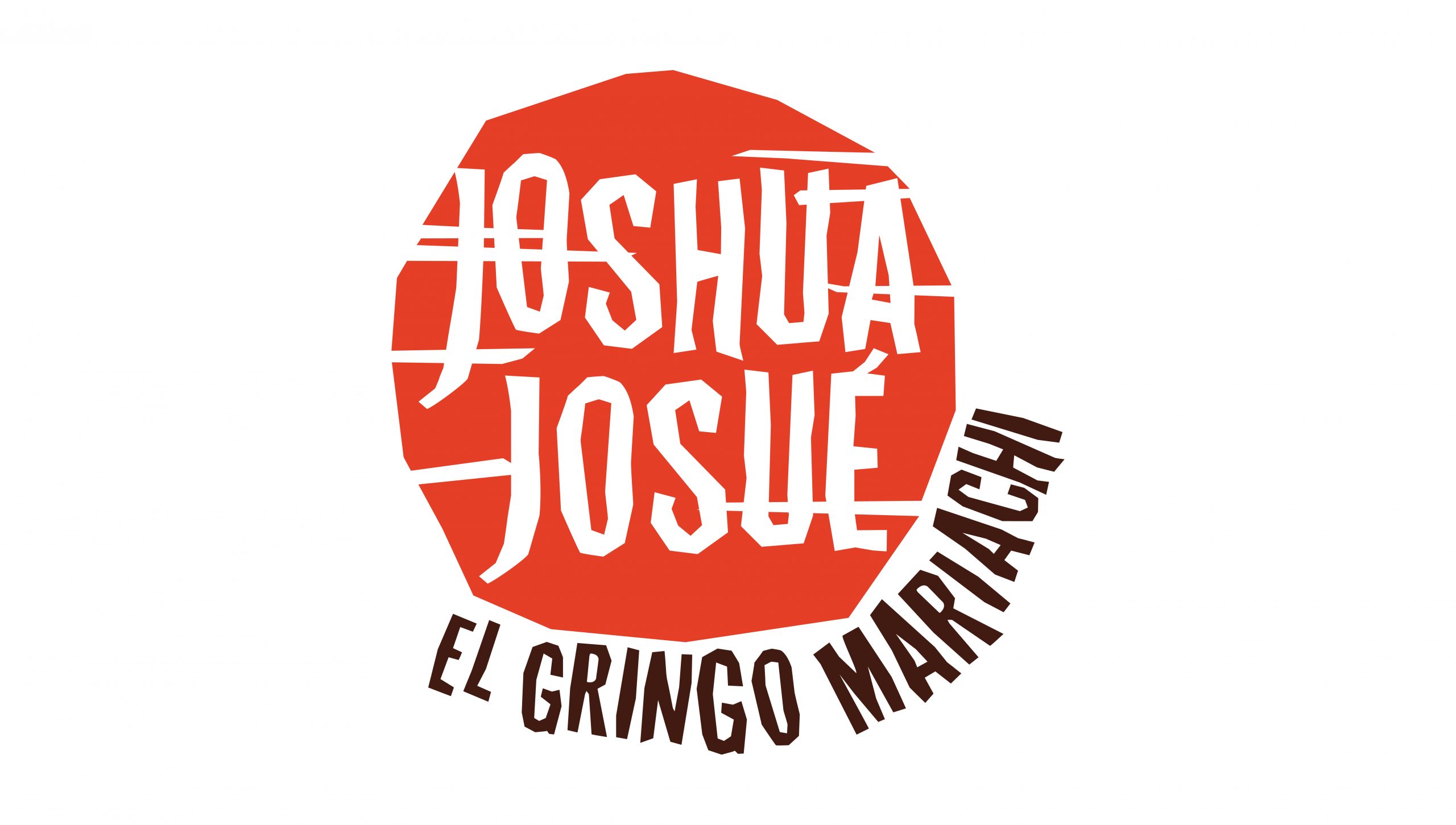Joshua Josué El Gringo Mariachi color logo design